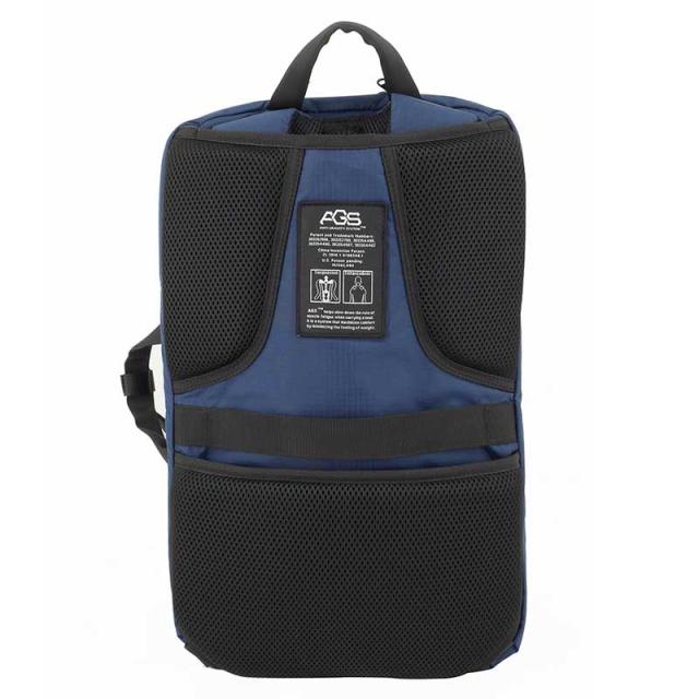 BATEN バテン 2way ツーウェイ ビジネス ブリーフケース バックパック リュック AGSサス 軽量感 19L ネイビー BTN-2WAY-NV_4