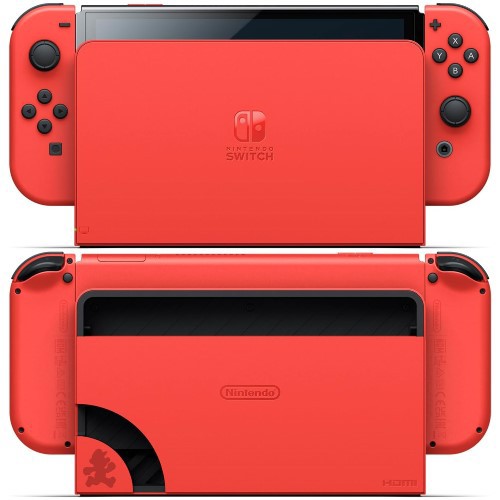 新品　限定色　Nintendo Switch有機ＥＬ　マリオレッド保証書付