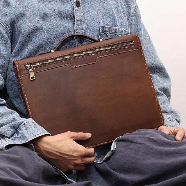 ビジネスバッグ メンズ 本革 カッコイイ ブリーフケース レザー