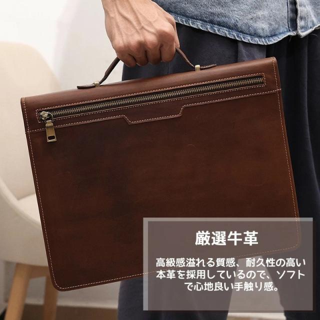 カッコイイ ビジネスバッグ メンズ 本革 ブリーフケース クリスマス