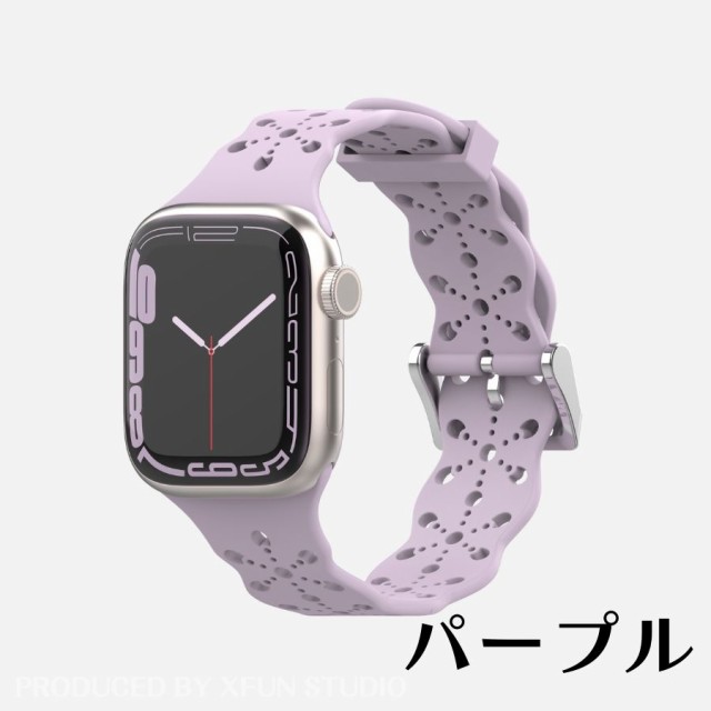 Apple Watch バンド シリコン Watch series8 series7 series6 series5 ...