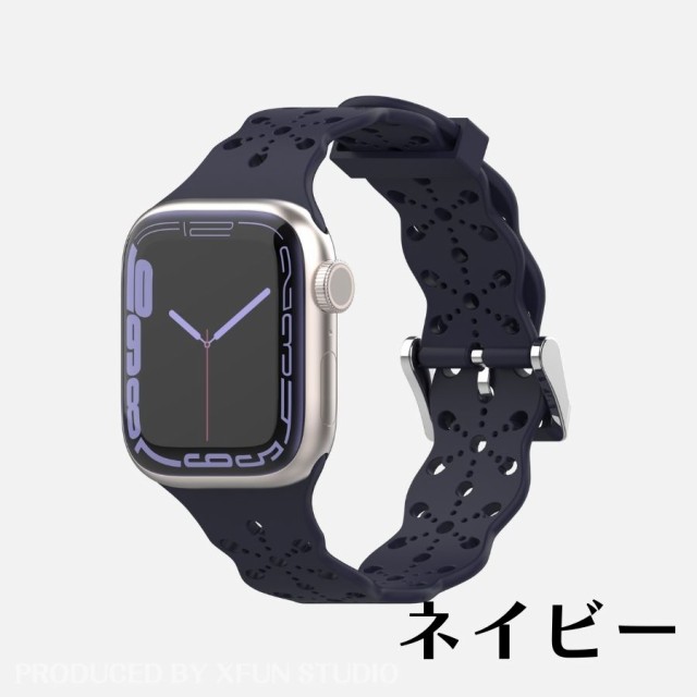 Apple Watch バンド シリコン Watch series8 series7 series6 series5 ...