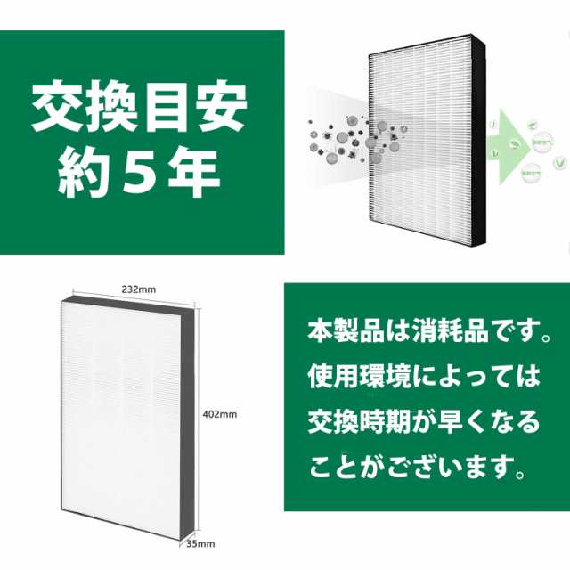 KAFP085A4 空気清浄機用 集じんフィルター 互換 互換フィルター 非純正 互換品 加湿器 互換フィルター「VL」の通販はau PAY  マーケット - BeryKoKoDirect au PAY マーケット店