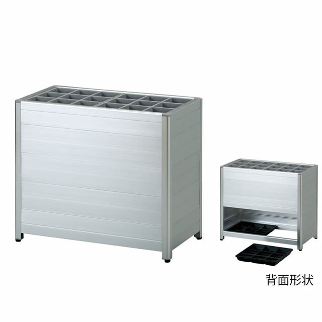 【法人配送限定商品】ミヅシマ工業 アルミレインスタンドP 18本立 P18 232-0011