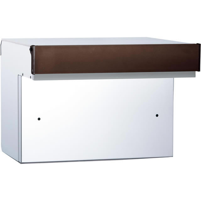 ユニソン 埋込みポスト COLLANA コラーナ15 ダイヤル錠 前入れ後出し BR シルバー色の通販は