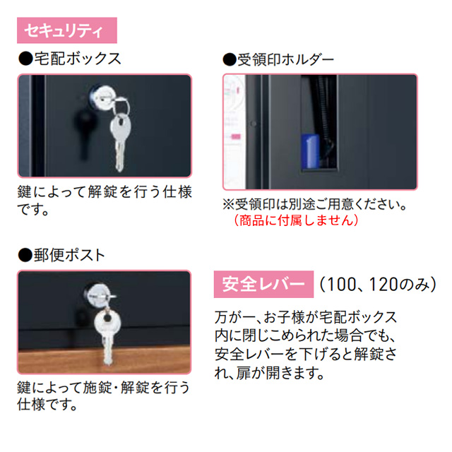 ユニソン ポスト付き宅配ボックス Vico ヴィコ DB 100 左開き ユニソン ポスト付き宅配ボックス Vico ヴィコ DB 100 左開き