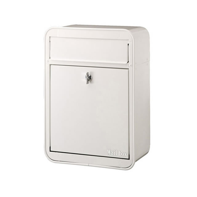 オンリーワン 郵便ポスト MILK ミルク ピュアホワイト色 前入れ・前出し GM1-E10-105
