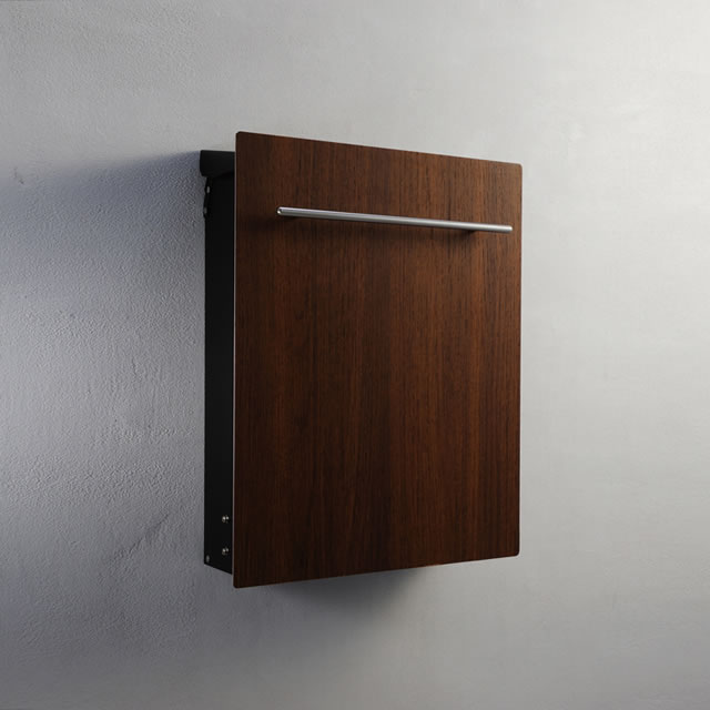 オンリーワン 郵便ポスト Noie Fine Wood ノイエファイン 木目タイプ GM1-NFZ502N チーク色_2