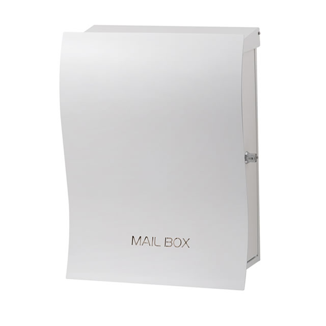 オンリーワン 郵便ポスト ナミプラスアール 壁掛け 右勝手 KS1-B139D ホワイト(スレンド)の通販は郵便受け・メールボックス