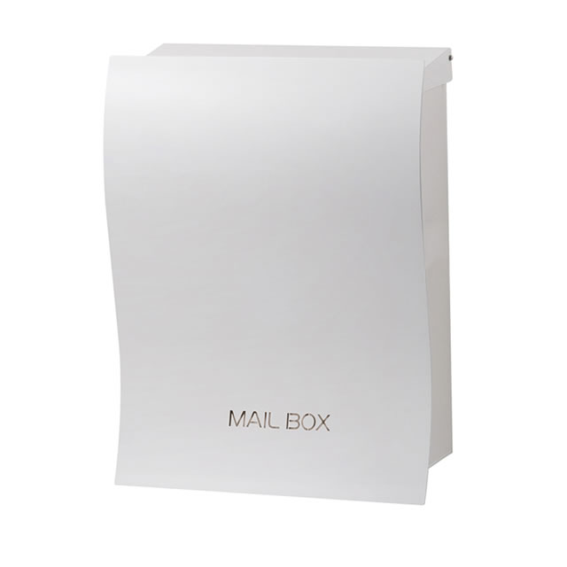 オンリーワン 郵便ポスト ナミプラスアール 壁掛け 左勝手 KS1-B139J ホワイト(スレンド)の通販は