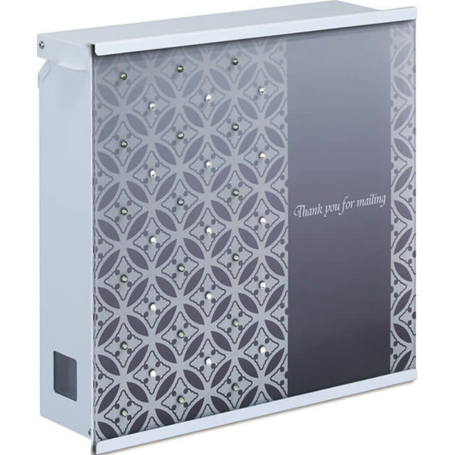 丸三タカギ 郵便ポスト グラフィックポスト クリスタルタイプ NGP-6-ナシ クリスタルB ダイヤル錠付き