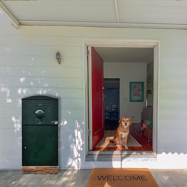 宅配ボックス 一戸建て用 BOWCS ボウクス ブライズボックス ラージ 本体 ブルー Brizebox Large 壁付け スタンド 置 無料プレゼント対象商品 宅配ボックス 一戸建て用 BOWCS ボウクス