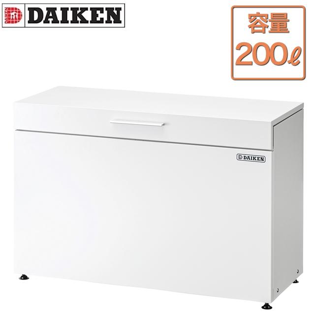 ダイケン 収納庫 クリーンストッカー CKH-B型 CKH-1004WB ゴミ箱 仮保管 幅1,000mm×奥行400mm×高さ662mm ホワイト ※お客様組立品