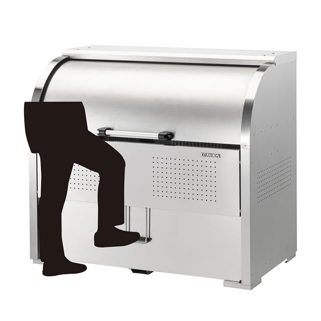 感染対策 非接触開閉仕様 ダイケン ゴミ収集庫 クリーンストッカー CKS-H型 CKS-1007H 幅1000×奥行750×高さ1160mm ※お客様組立品_4
