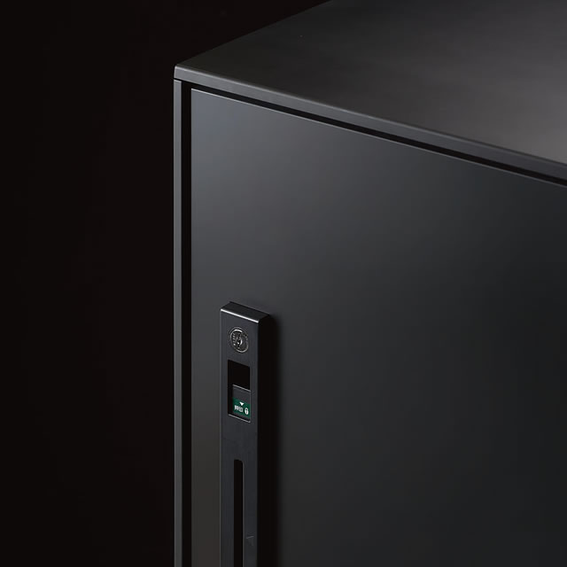 パナソニック 戸建住宅用 宅配ボックス コンボライト ミドルタイプ CTNK6020RB マットブラック色 右開き用 前入れ・前出し 鍵付き_1