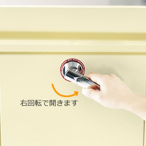 美濃クラフト 郵便ポスト POMO ポモ EMK-POMO-OG オリーブグリーン色 鍵付きの通販は