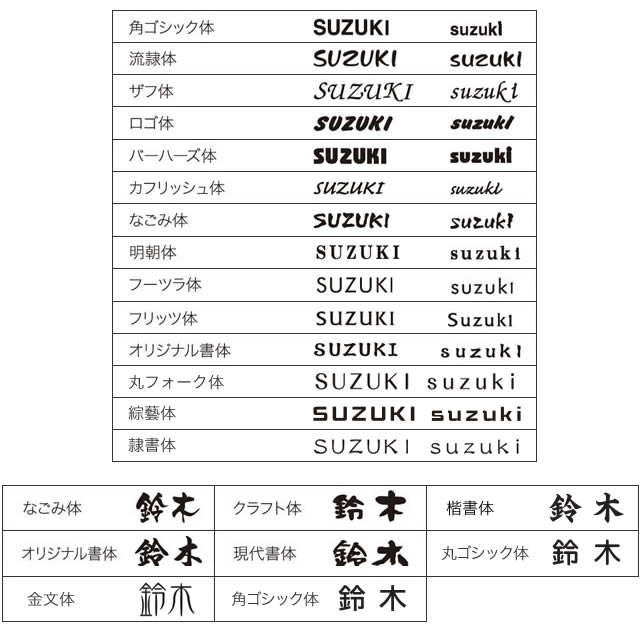 選べる書体 表札 ステンレス サイン ザ・フレーム ワイド200mmタイプ FLM200-2-8 ※漢字：1〜2文字まで、ローマ字：1〜12文字まで_3