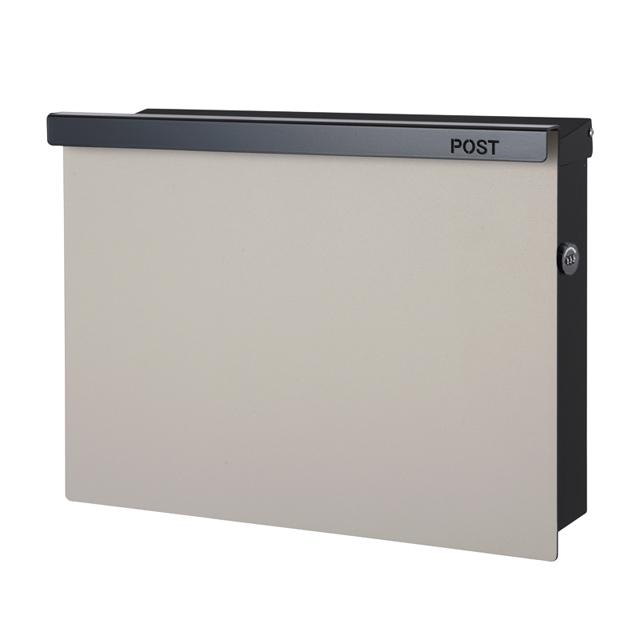 オンリーワン 郵便ポスト ノイエキューブ アラビカ GM1-EZA４-D 壁掛け仕様 D ベージュ ダイヤル鍵付きの通販は