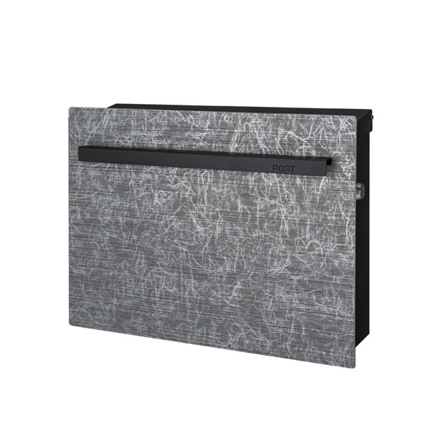 オンリーワン 郵便ポスト ノイエキューブ アウトブラック GM1-EZK2-N 壁掛け仕様 過雷(カライ) シリンダー鍵付きの通販は