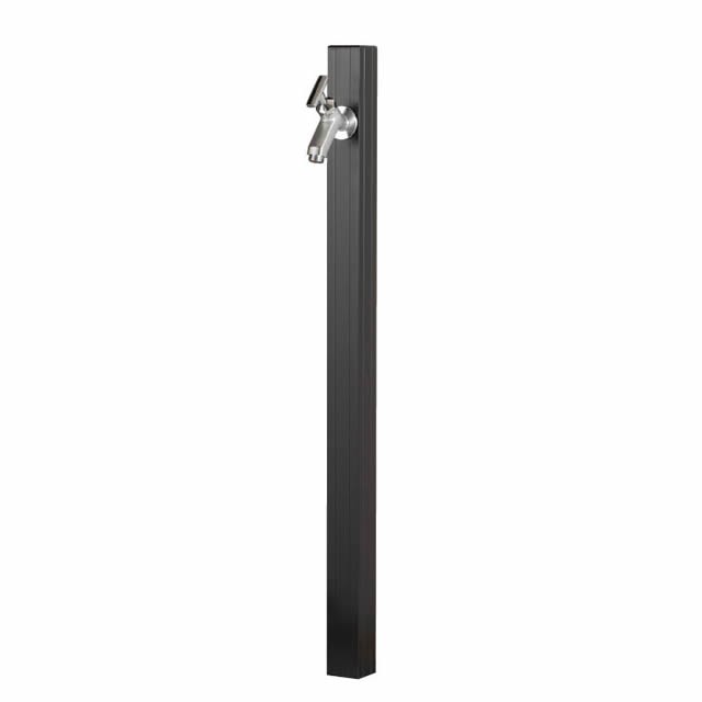 オンリーワン アルミ立水栓 ステーク 50 蛇口セット GM3-AL50B1 ブラック色の通販は