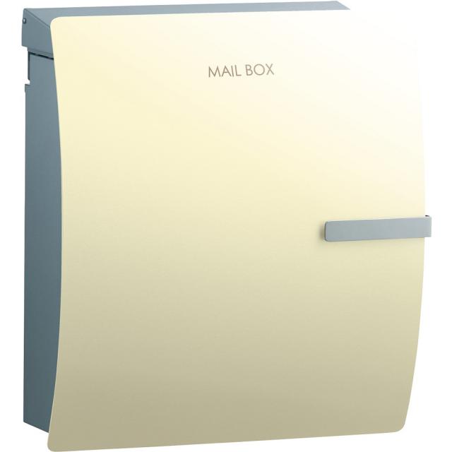 ユニソン 壁付けポスト ioss イオス クリップ 左開き エクルベージュ ダイヤル錠付きの通販は 33,020円