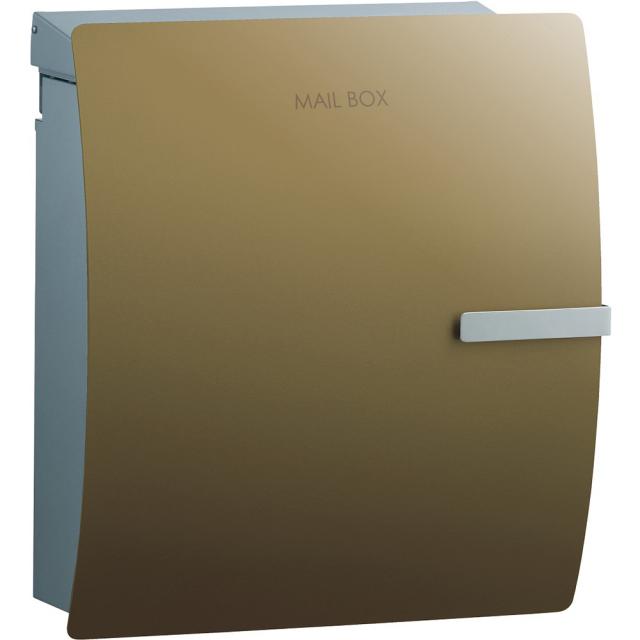ユニソン 壁掛けポスト ioss  イオス クリップ 左開き オリーブドラブ ダイヤル錠付きの通販は