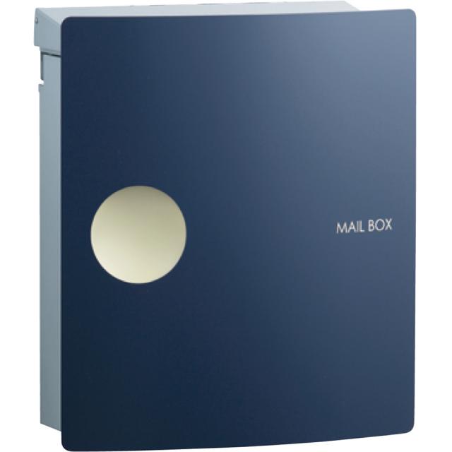 ユニソン 壁掛けポスト ioss  イオス ピット 右開き ミッドナイトブルー ダイヤル錠付きの通販は 33,020円