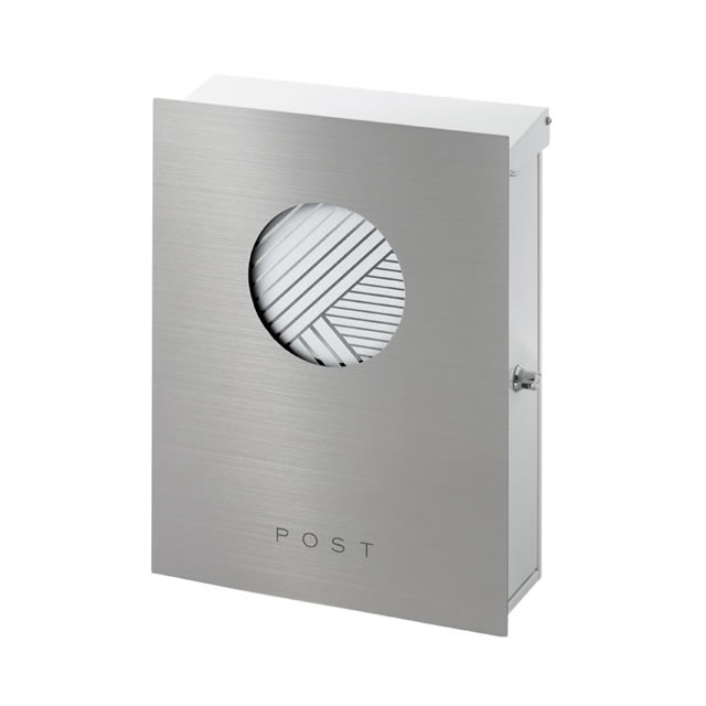 オンリーワン 郵便ポスト 和の文 壁掛け 右勝手 KS1-B141E1 毬 T型カムロック付きの通販は