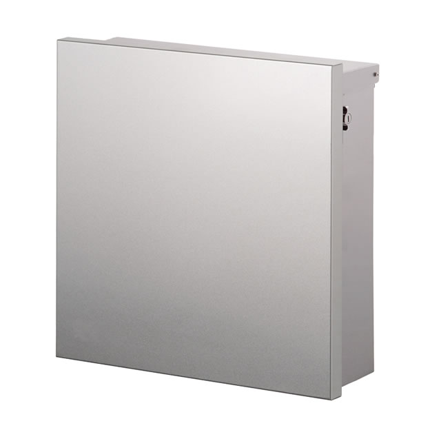 オンリーワン 郵便ポスト JOY square ジョイスクエア KS1-B195C シルバー色の通販は