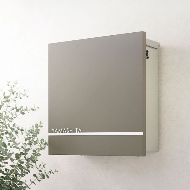 オンリーワン 郵便ポスト JOY square ジョイスクエア KS1-B195K カーキグレー色の通販は