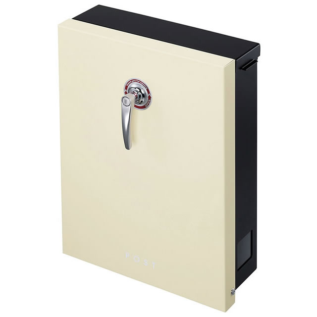 美濃クラフト 郵便ポスト LEAP リープ LEAP-PC パステルクリーム色 鍵付きの通販は