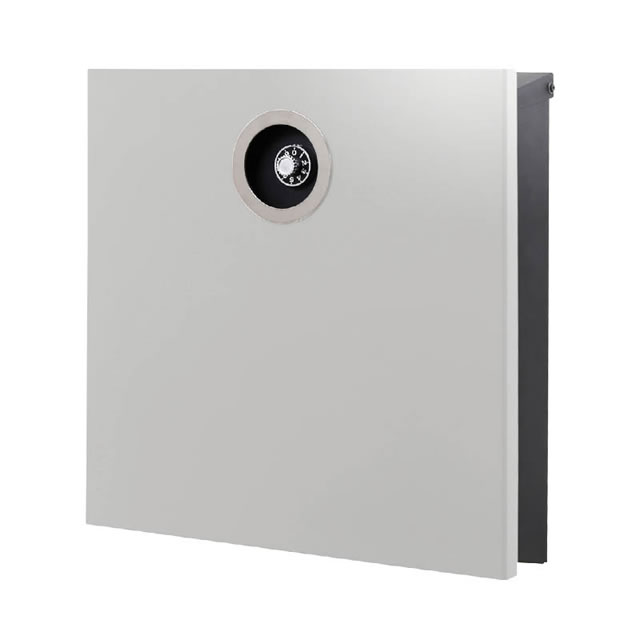 オンリーワン 郵便ポスト イル ヴァリオ ピアーノプレミオ NA1-IV16LGC 壁掛タイプ ライトグレー色 ダイヤル錠付きの通販は