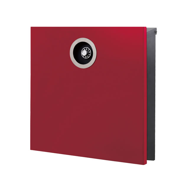 オンリーワン 郵便ポスト イル ヴァリオ ピアーノプレミオ NA1-IV16RRC 壁掛タイプ ロイヤルレッド色 ダイヤル錠付きの通販は