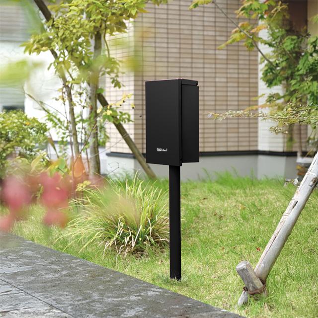 オンリーワン 独立型 ポスト オーパスプラス NA1-PTOUFK ダイヤル錠付き フロストブラック