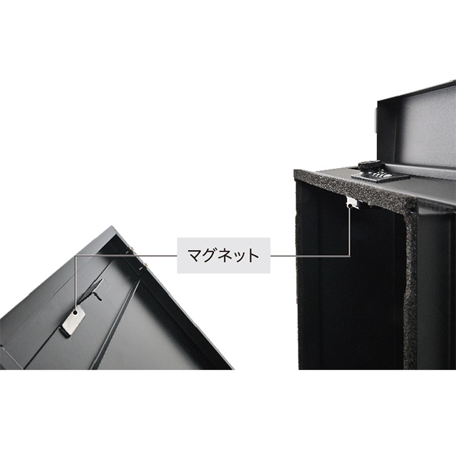 オンリーワン 郵便ポスト PURSS Mold パーサス モールド1 NA1-PTP11M1 ダイヤル錠付き 選べるカラー_6