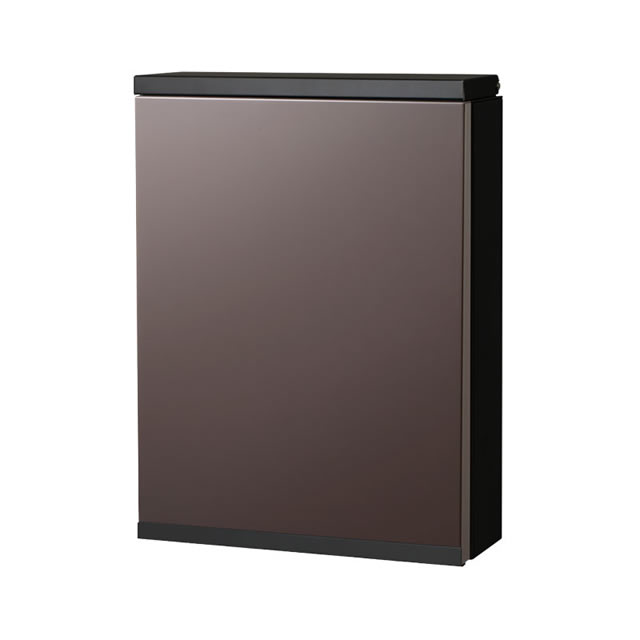 オンリーワン 郵便ポスト アイル NL1-P57BW チョコブラウン色 ダイヤル錠付き
