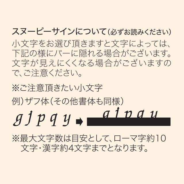 選べる書体 オーダー表札 丸三タカギ スヌーピーサイン アクリル＋ステンレス切文字 NSPAC-B（ブラック） 幅350mm×高さ90mm (文字含む)_3