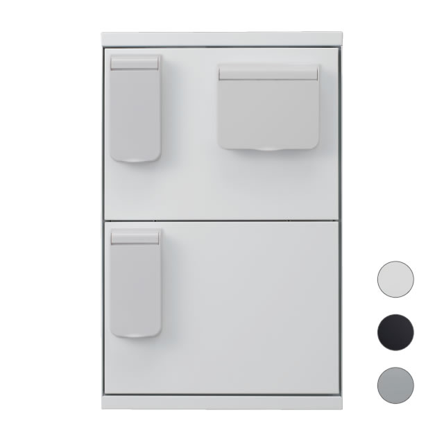 神栄ホームクリエイト 宅配ボックス 壁付・据置兼用型 防滴型 捺印付き SK-CBX-M12R テンキー式 選べる扉カラー3色の通販は