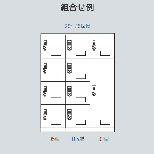 【法人配送限定】神栄ホームクリエイト 宅配ボックス テンキ—式 T05型 SK-CBX-T05 捺印付き_4