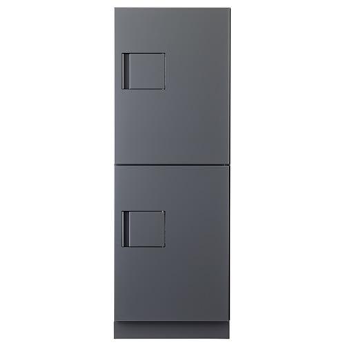 ダイケン 宅配ボックス ハイツ・アパート向け 専有仕様 TBX-G2S-G ダークグレー色 前入れ前出し ディンプルキー付_3