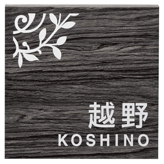 選べる書体 オーダー表札 丸三タカギ ヴィスキオ VCS-2-2 幅150×高150mmの通販は