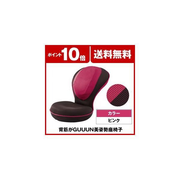 背筋がGUUUN　美姿勢座椅子（ピンク） 美姿勢習慣 座いす 矯正 腰 背筋 猫背 クッション 骨盤 矯正 補整 補正 姿勢 の通販は