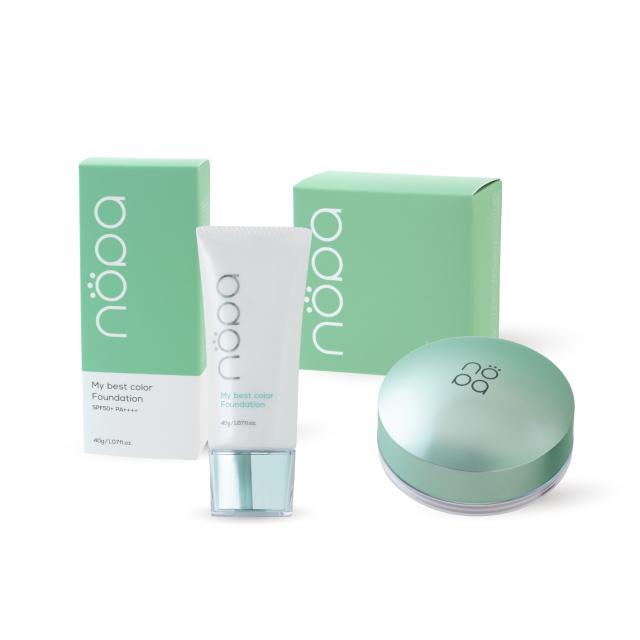 マイベストカラーファンデーション＋ルースパウダーセット　 北斗晶プロデュース！　ひと塗りでシミやくすみをカバー　ファンデーション　ルースパウダーの通販は 9,200円