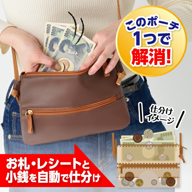 オーダー品　財布　ポーチ らくらくお財布ポーチ レディース 財布 長財布 ウォレット