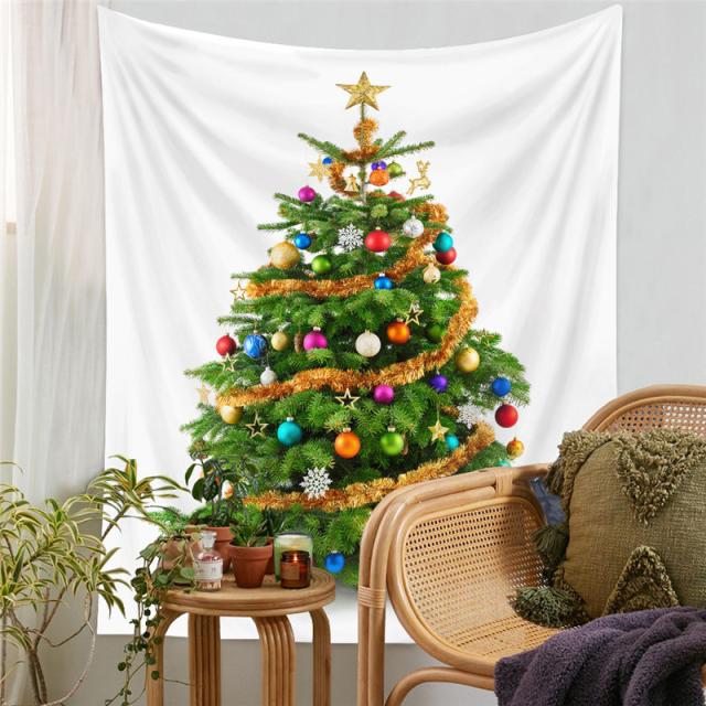 壁掛け クリスマスツリー クリスマスパーティー 背景布 目隠し 布 可愛い 安い シンプル 子供 北欧 おしゃれ 部屋 窓 大人気 タペストリー
