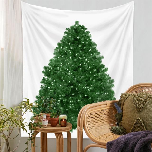 壁掛け クリスマスツリー クリスマスパーティー 背景布 目隠し 布 可愛い 安い シンプル 子供 北欧 おしゃれ 部屋 窓 大人気 タペストリー