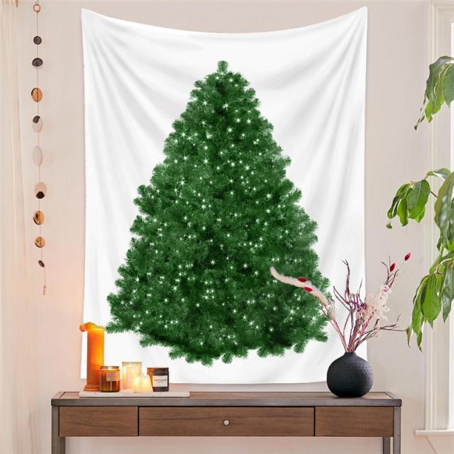 壁掛け クリスマスツリー クリスマスパーティー 背景布 目隠し 布 可愛い 安い シンプル 子供 北欧 おしゃれ 部屋 窓 大人気 タペストリー