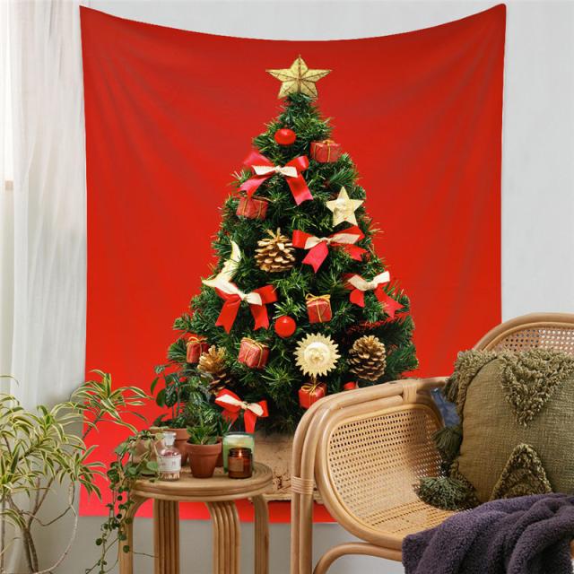 壁掛け クリスマスツリー クリスマスパーティー 背景布 目隠し 布 可愛い 安い シンプル 子供 北欧 おしゃれ 部屋 窓 大人気 タペストリー