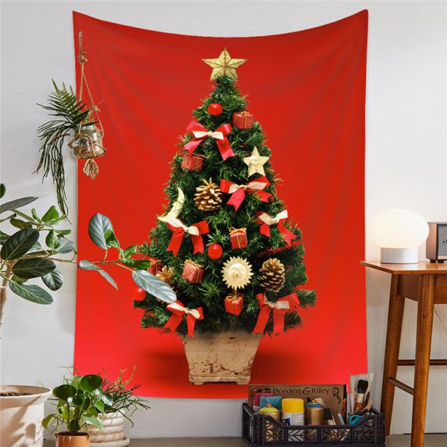 壁掛け クリスマスツリー クリスマスパーティー 背景布 目隠し 布 可愛い 安い シンプル 子供 北欧 おしゃれ 部屋 窓 大人気 タペストリー