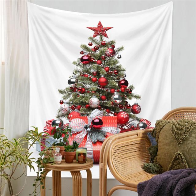 壁掛け クリスマスツリー クリスマスパーティー 背景布 目隠し 布 可愛い 安い シンプル 子供 北欧 おしゃれ 部屋 窓 大人気 タペストリー